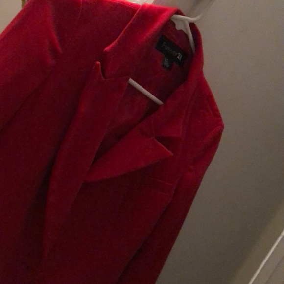 Forever 21 red blazer - Picture 2 of 4